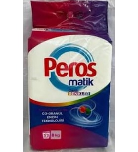 Peros Matik Toz Deterjan Canlı Renkler 8 Kg - 53 Yıkama