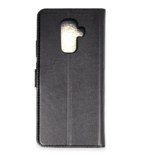 Northcity Samsung Galaxy A6 Plus 2018 Uyumlu Kılıf Trend S Plus Kapaklı Kılıf - Siyah