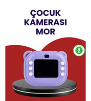 Eğlenceli Şipşak Çocuk Kamerası – Oyun, Müzik ve 18 Efektli Anında Baskı
