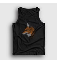 Presmono Unisex Siyah Art Fox Tilki Atlet 367212tt