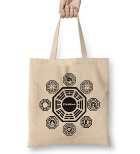 Lost Dharma Stations Bez Çanta Uzun Saplı
