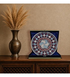e38 EL İŞÇİLİĞİ ÇİNİ TABAK 25 CM - 6683