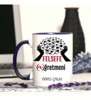 Felsefe Öğretmenine Özel Öğretmenler Günü Hediyesi Kişiye Özel Kupa Bardak