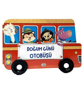 Doğum Günü Otobüsü Tekerlekli Kitaplar