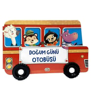 Doğum Günü Otobüsü Tekerlekli Kitaplar