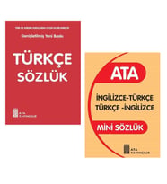 Mini Türkçe Sözlük- İngilizce Sözlük (Plastik Kapak) (Karışık)