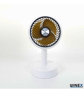 Winex Mini Taşınabilir Portatif Fan 3 Kademeli Vantilatör Beyaz