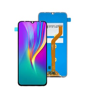 Infinix Smart 4 ile Uyumlu Lcd Ekran Dokunmatik X653 (Siyah)