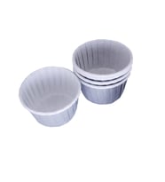 Cupcake Kalıbı Orta Boy Düz Renk  50*39 MM (100 Adet)  Gri