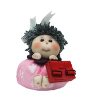 e38 EL İŞÇİLİĞİ KESE BEBEK 12 CM - 6246