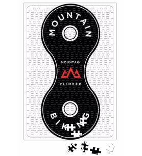 Mountain Bike Elo Corrente Branca Puzzle 240 Parça Yapboz