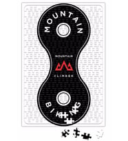 Mountain Bike Elo Corrente Branca Puzzle 240 Parça Yapboz