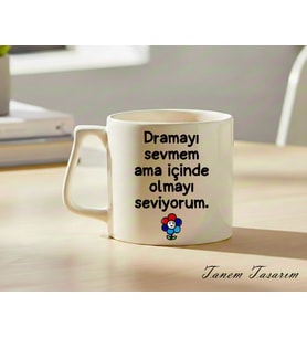 Transparan - Lüks Kupa Kahve Çay Fincanı Hediye Kupa Ofis ve Ev Için Dekoratif Şık Bardak