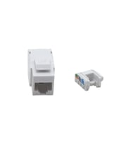 HCS CAT6A FTP TOOLLESS KEYSTONE JACK CAT6A, LSA+/110 IDC T568 A/B, 90 DERECE