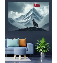 Işıkla Dans Edenler Dekoratif Kanvas - Mdf Ahşap Tablo
