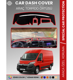 CITROEN JUMPER X290 KASA (2014-2024) Torpido Örtüsü Ön Göğüs Koruma Araca Özel Çatlamayı Önler