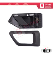 Citroen Berlingo MK1 1996-2011 Peugeot Partner MK1 1996-2015 İçin Ön Sağ Kapı İç Açma Kolu Siyah