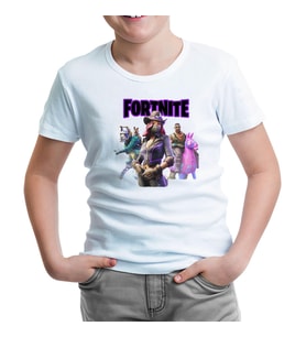 Fortnite - Pets Beyaz Çocuk Tshirt