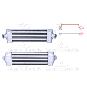 Ford Transit 2006 Sonrası Turbo Radyatörü (Intercooler) 400x143x62