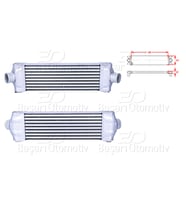 Ford Transit 2006 Sonrası Turbo Radyatörü (Intercooler) 400x143x62