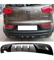 Kia Sportage Difüzör Difizör Gri + Kare Egzoz Görünüm C Tip