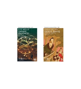 Zaman Makinesi Bir Buluş + Geriye Bakış 2000’den 1887’ye- 2 Kitap Set - Iş Bankası Özel Set Zaman Ma