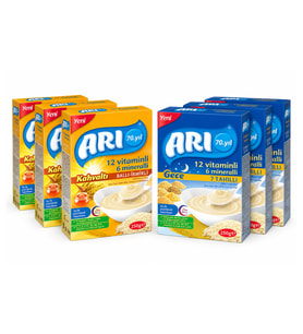 Arı Mama Pirinç Unu 250 gr Ballı İrmikli ve 7 Tahıllı Gece 6 lı Karma Paket
