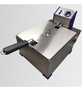 Tuğra Elektrikli 2500 WATT 8 Litre 2/3' Tek Gastronom Küvetli Fritöz