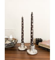 MARBLE 2'Lİ ŞAMDAN SETİ