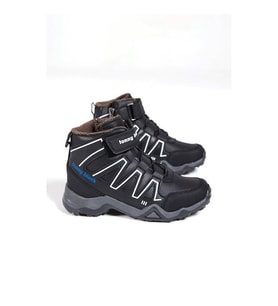 Prego Tonny Black TBS80 Erkek Çocuk Patik Bot SİYAH BEYAZ
