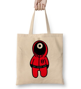 Squid Game 01 Bez Çanta Uzun Saplı