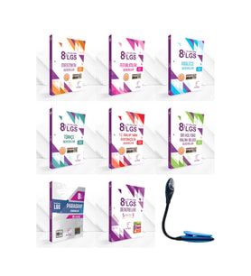 Karekök Yayıncılık Karekök Yay. 8 Sınıf LGS Kazandıran Ful Set Deneme Muhteşem Set + Kitap Okuma Işığı Hediye (Çok Renkli)