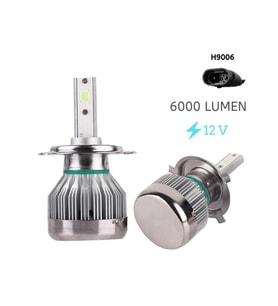 Space Led Far Ampulü 9006-3500LMX2-30W-12V Buz Mavisi / LAAM704