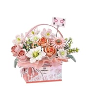VAGONLIFE LOZ 1951 LEDLİ PEMBE GÜL BUKETİ 1212 PARÇA BLOCK OYUNCAK 15+