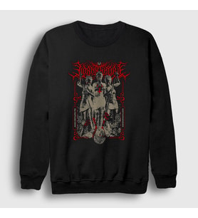 Presmono Unisex Siyah Nothingness Lorna Shore Sweatshirt 443971tt