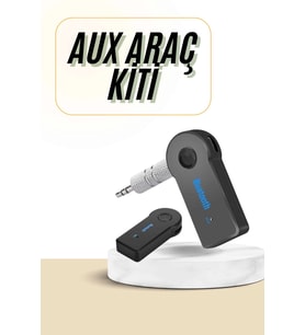 Bluetooth Araç Kiti Aux Çıkışlı  Telefon Müzik Alıcı Tüm Cihazlara Uyumlu
