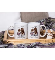 Canım Annem Anne & Kız Tasarımlı İkili Kupa Seti