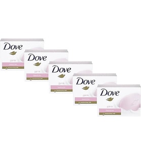 Dove Beauty Cream Bar Katı Güzellik Sabunu Pink Nemlendirici Etkili 90 g x5