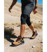 Sixton Steppa Outdoor İş Ayakkabısı 81001 01l Kompozit Burunlu Tip (Kahverengi-Siyah)