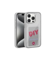 Apple iPhone 15 Pro Uyumlu Kılıf Ekranı Yansıtan Zore Akıllı NFC Kapak (Gri)
