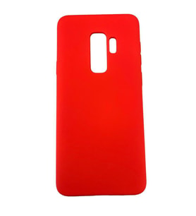 Galaxy S9 Plus ile Uyumlu Cappy Silikon Kılıf Kırmızı