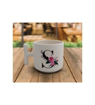 Latte & Espresso El Yapımı 's' Baş Harf Kupa T Kulp Kupa 200 Ml