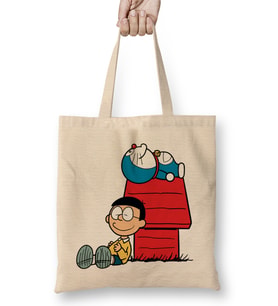 Doraemon Bez Çanta Uzun Saplı