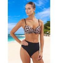 Tasarım Bikini Takımı Şık Detaylı Premium Kalite Esnek Kumaş UV Korumalı Su Sporları İçin