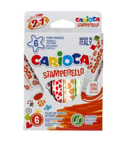 Carioca Stamperello Keçeli Boya Kalemi 6'Lı 42279