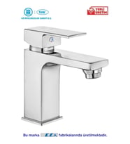 AR MELIA TEK GÖVDE LAVABO BATARYASI (Gümüş Gri)