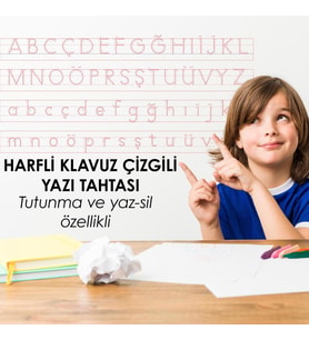 S.T.HARFLİ KLAVUZ ABCDE....abcde 56 CM-120 CM