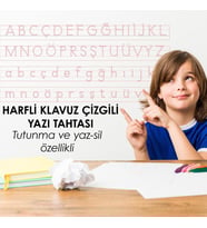 S.T.HARFLİ KLAVUZ ABCDE....abcde 56 CM-120 CM