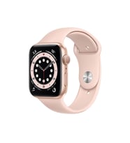 Apple Watch Series 6 GPS, 44mm Gold Aluminium Case with Pink Sand Sport Band (Teşhir Ürünüdür)