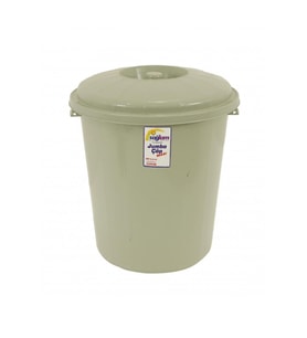 Sağlam Plastik Jumbo Çöp Kovası 90 lt, Pratik ve Dayanıklı Tasarım